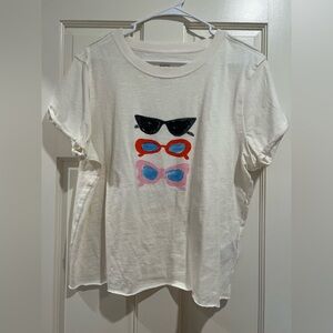 Maeve Kids Tee with Colorful Sunglasses Design